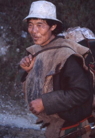 Bergsman fr östra Bhutan
